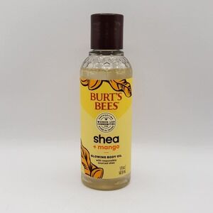 Burt's Bees Shea + Mango Glowing Body Oil One Bottle 5 Fl Oz